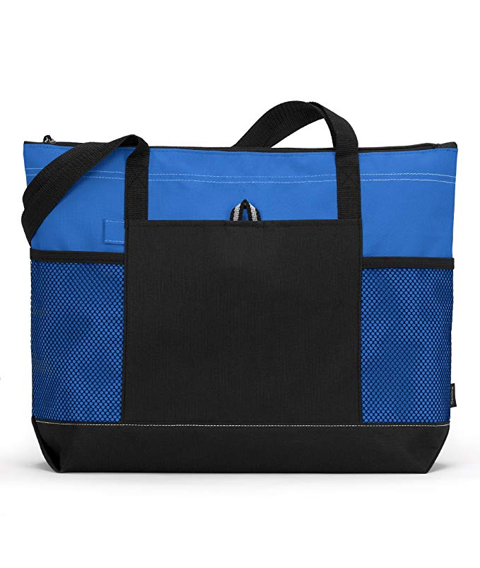 Compact Shoulder Tote Bag Unisex Ultralight Multipurpose With Zipper Non Toxic