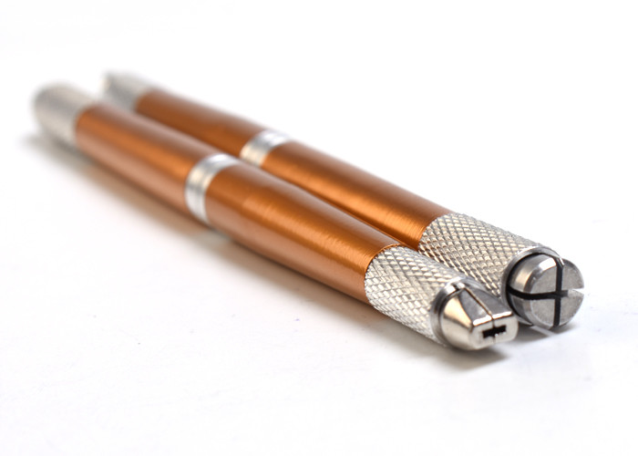 GOLDEN 3 Lock Needle Heads Manual Eyebrow Tattoo Pen For Embroidery