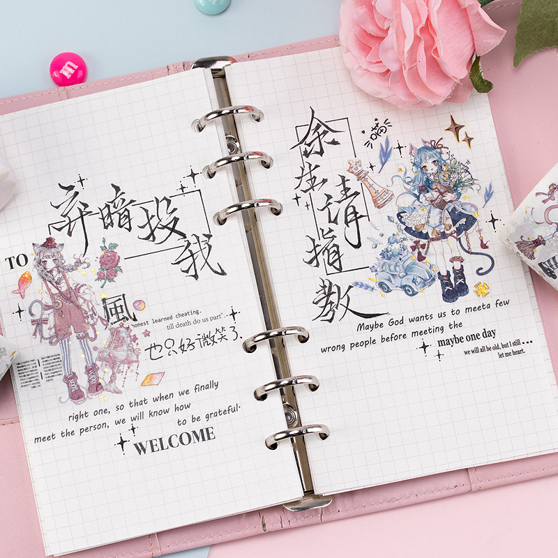 Foil Masking Washi Tape For Beautified Scrapbook