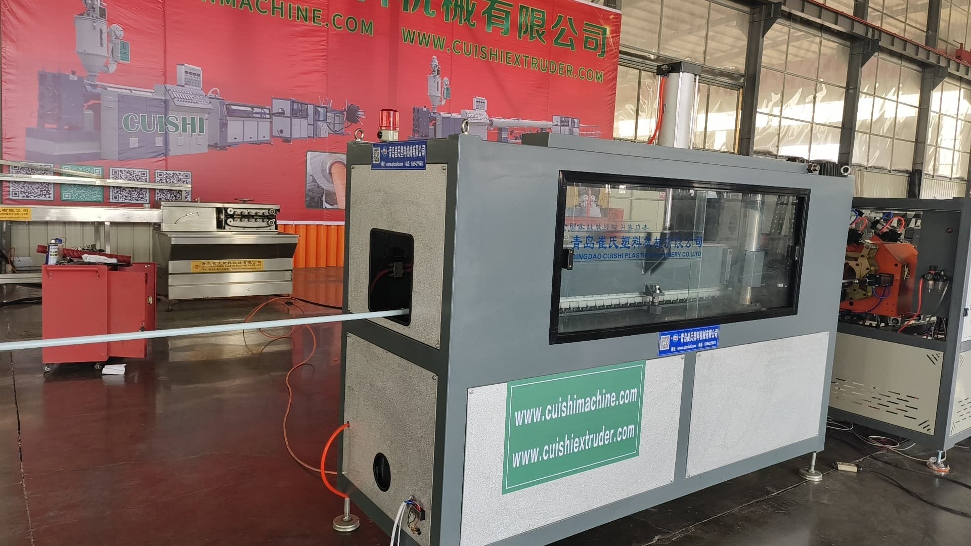 Single Screw Design ABA Multi-layer Polyethylene Pipe Manufacturing Line for Customized Production