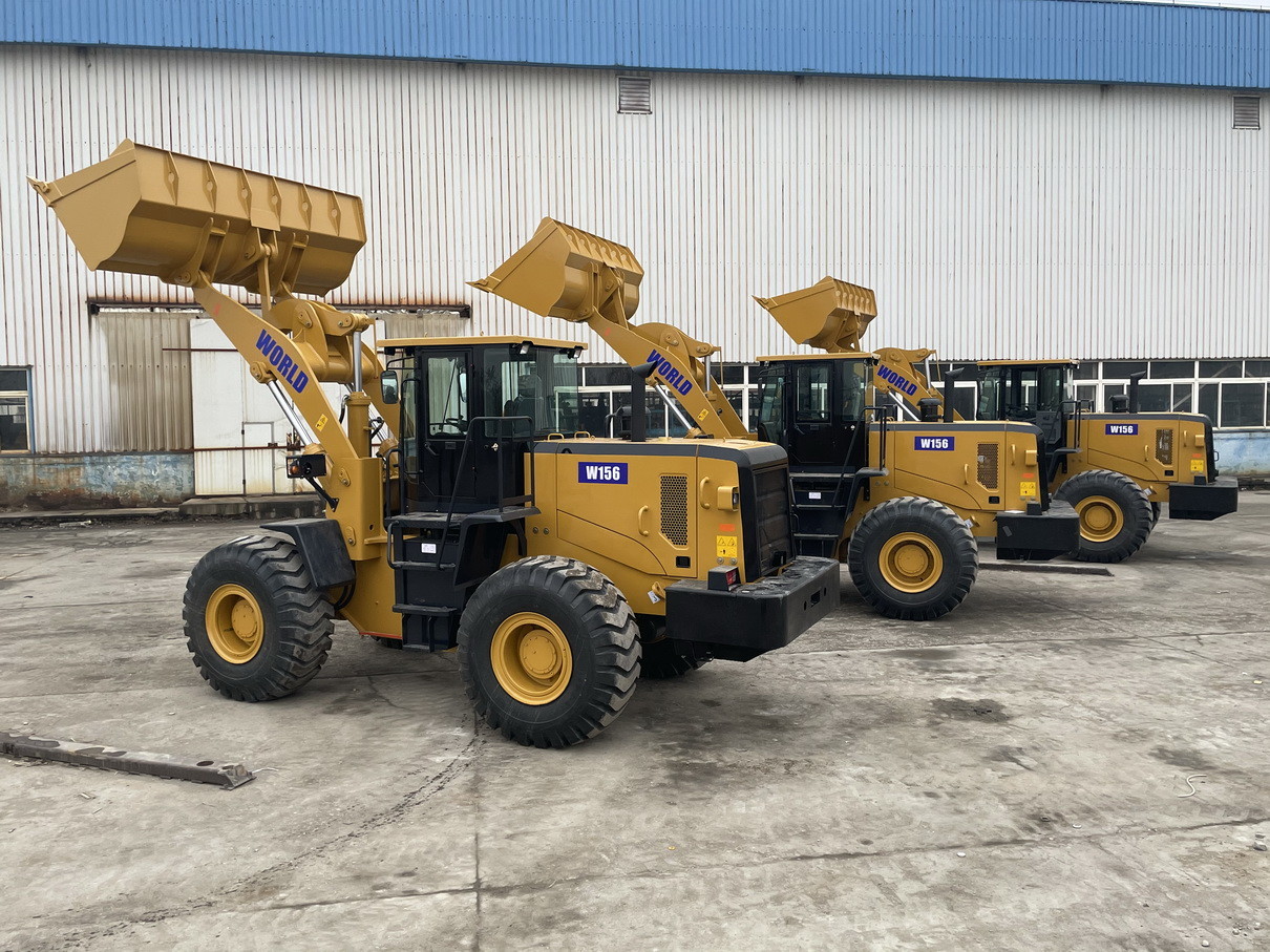 Max. 1200mm Dumping Reach Wheel Loader With 162KW Rated Power For Mining
