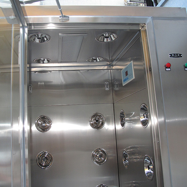 Personal Cleanroom Air Shower With Two-side Blowing for one person, automatic working