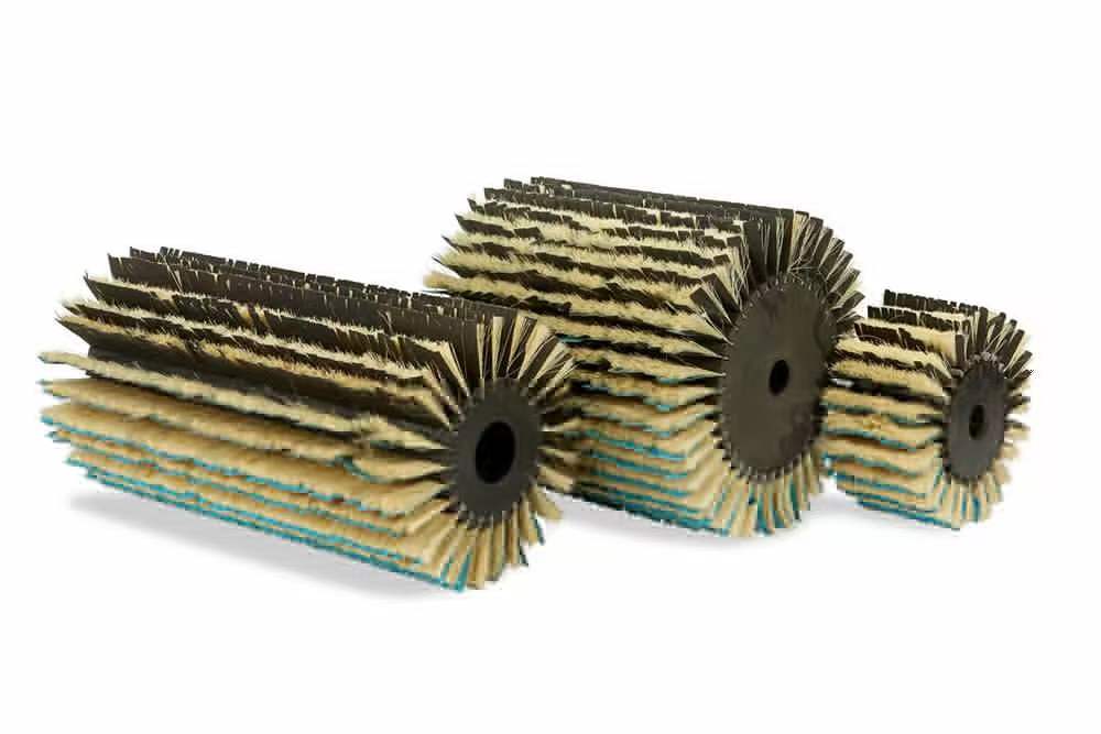 Custom Sisal Sandpaper Metal Sanding Brush Head Roller For Wood Polishing