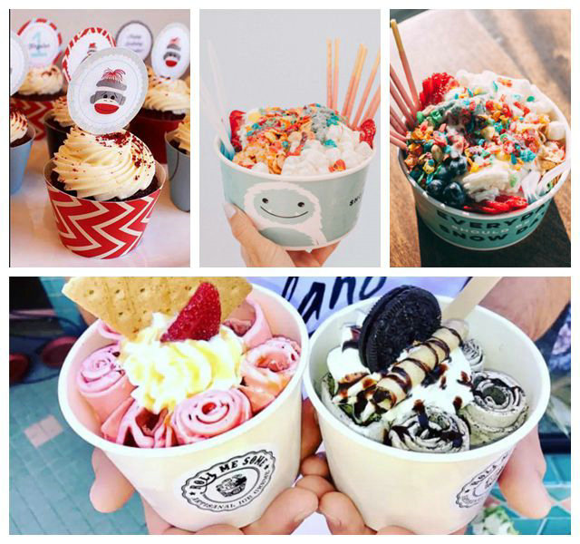 250g + 20g PE Coated Food Grade Paper For Ice Cream Industry  