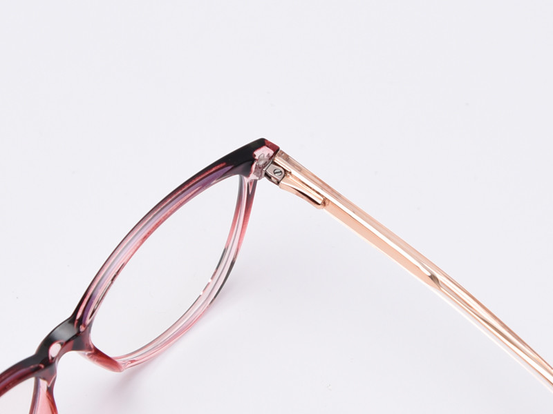 Spring Europe America Large Cat Eye TR90 Material Glasses Flat Mirror Female Myopia