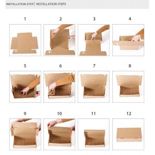 Recyclable Plain Cardboard Empty Shoe Boxes Packaging With Lids