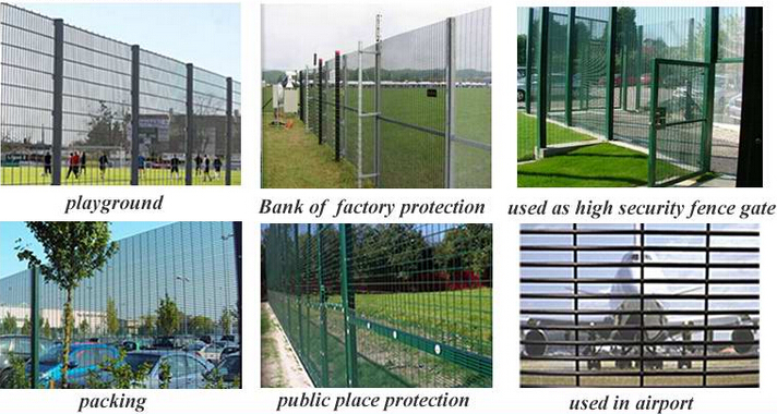 358 secure fence panel/Prison fences/Electric fence prison 