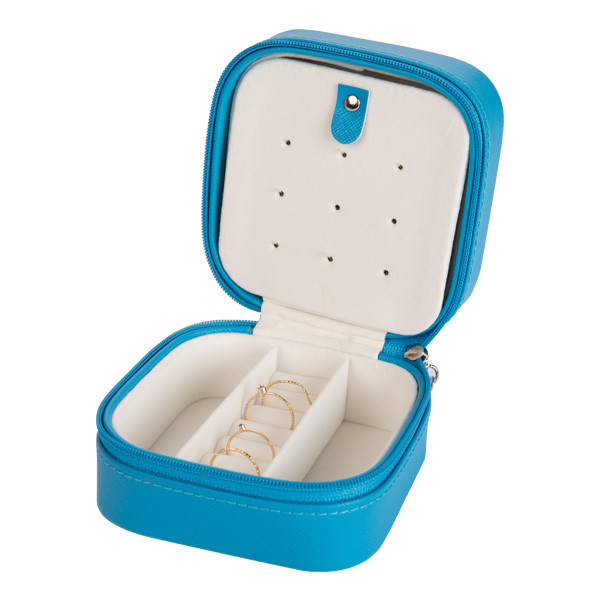 pink Portable Jewelry box , Multifunction Travel Ring case