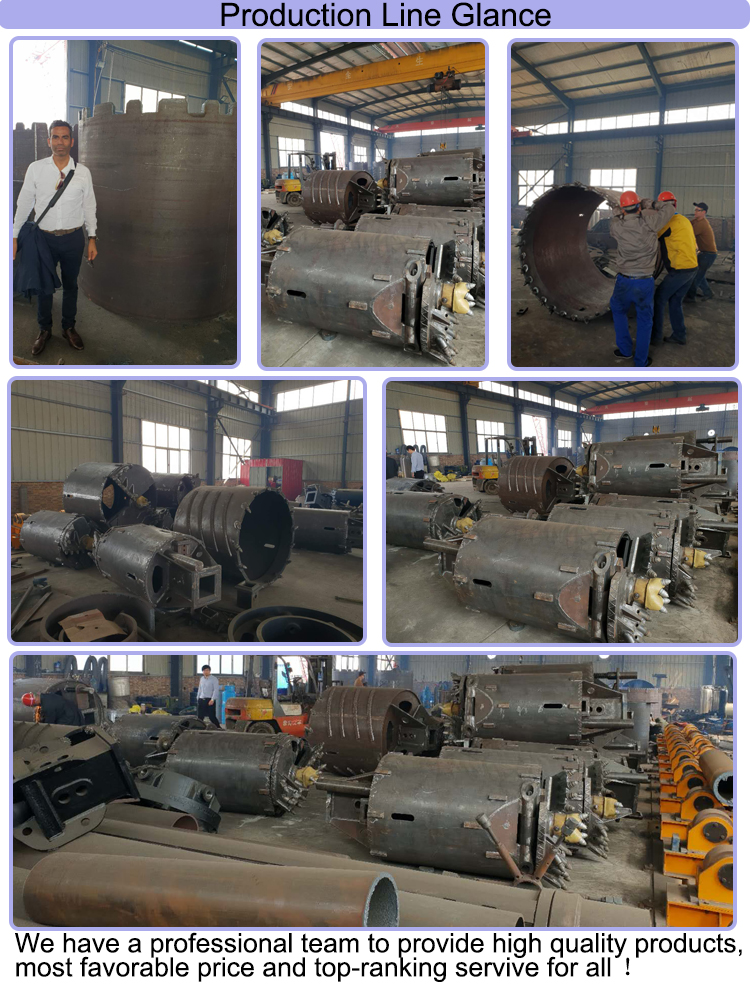 150mm Kelly Box Hard Rock Drilling Tools With Tungsten Carbide Bit