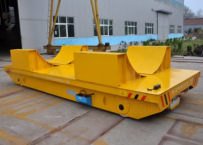 Building shops heavy duty coil handling trolley system on rails