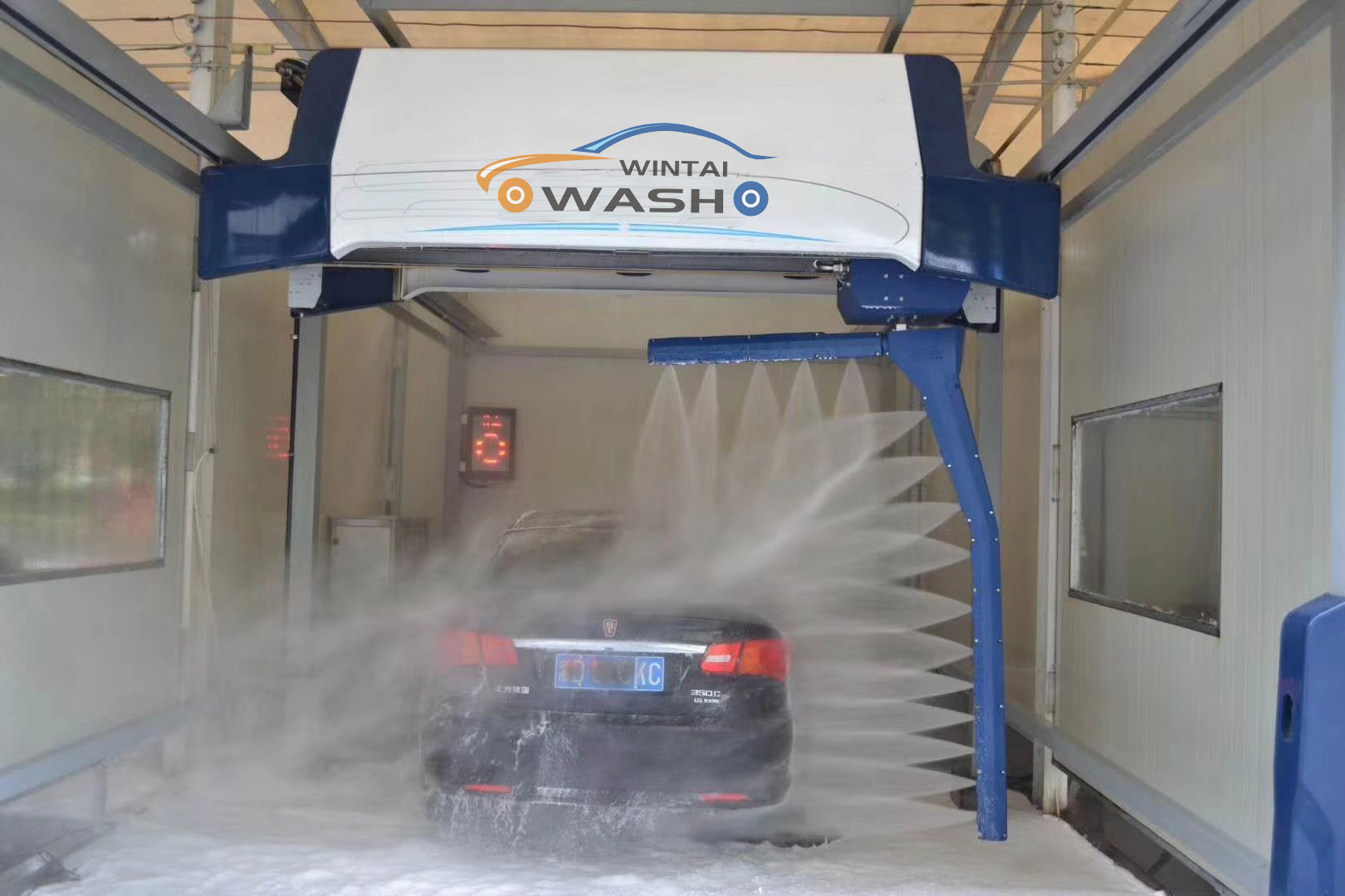 Full Automatic Touchless Car Washer With Single Arm Total Power 16KW