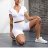 Buy cheap Zipper Ribbed Seamless Workout Sets from wholesalers