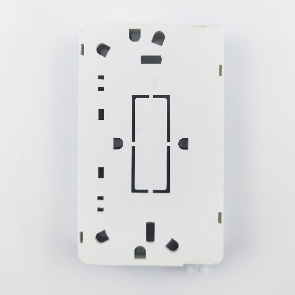 LC UPC Plastic Fiber Optic Faceplate Socket Panel 2 Cores for Networks Used in FTTH