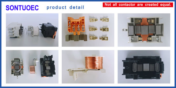 STMC IEC Standard 100 Amp 3 Phase Contactor 240V Silver Texture