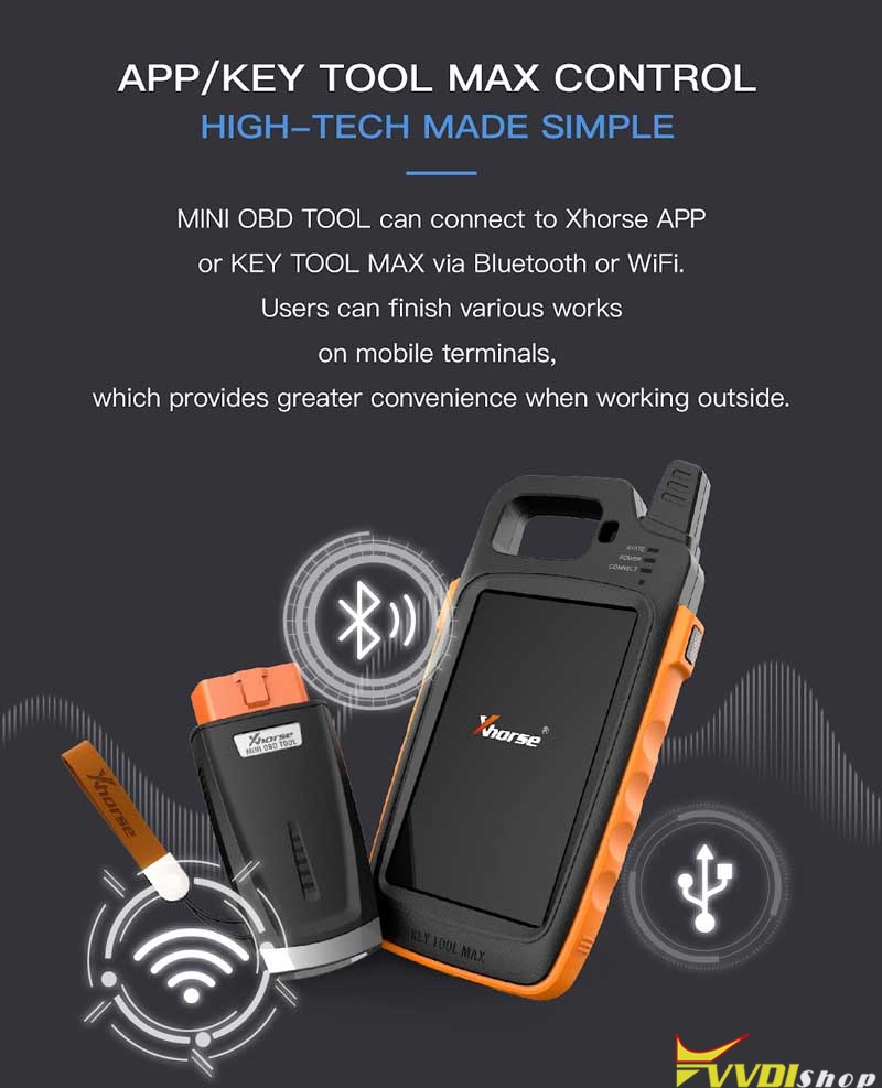 xhorse key tool max and mini obd tool