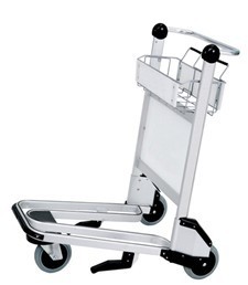 BSCI approved Brake Airport Luggage Trolley, Airport Trolley Airport Passenger Baggage Luggage Shopping Cart Trolley