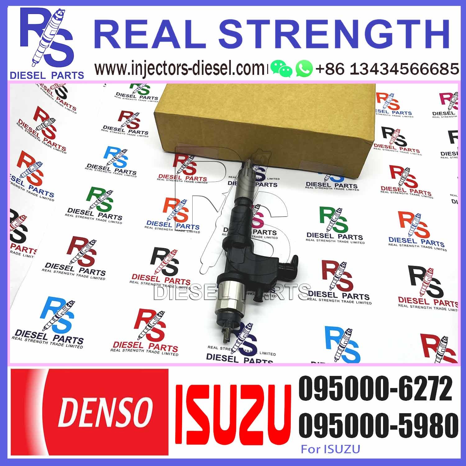 High Quality Common Rail Fuel Injector Assembly 095000-6271 095000-6272 095000-6273 095000-6274 For ISUZU GIGA 6UZ1