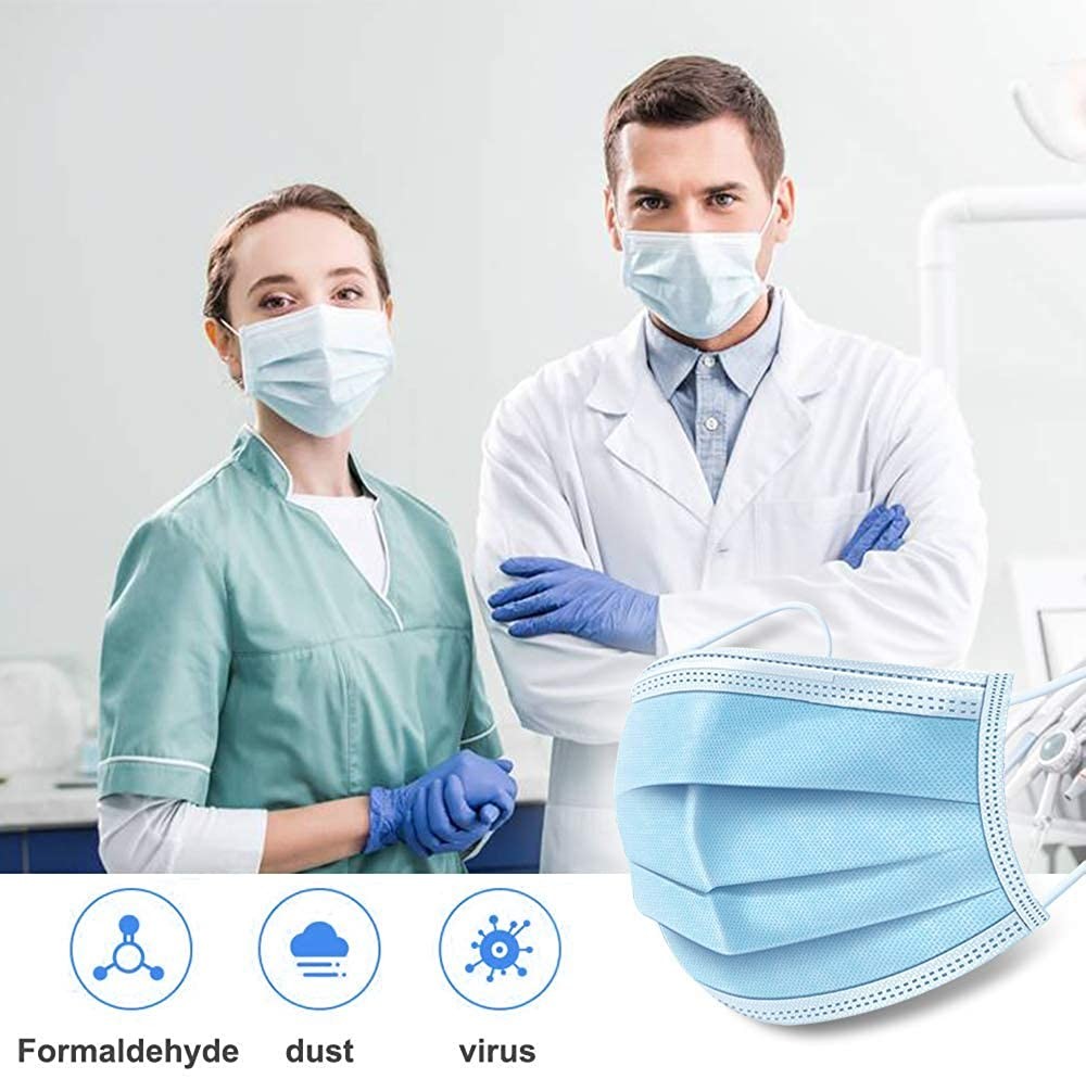 Effective Protection Non Woven Fabric Mask Soft Skin Friendly Not Stuffy