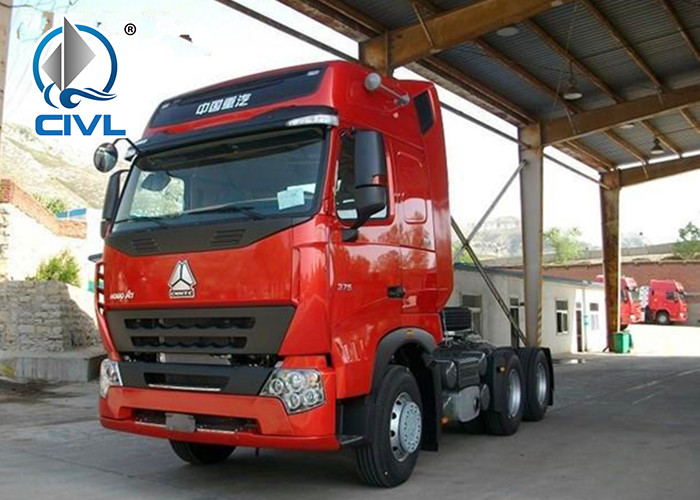 Double Sleepers International Tractor Truck SINOTRUK HOWO A7 LHD 6X4 Euro2 420HP ZZ4257V3247N1B