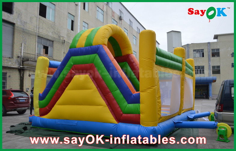 0.55mm PVC Clown Inflatable Bounce Jumping Kinds Happy Bouncer Castle For Children