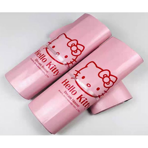100micron Pink polythene Plastic Mailing Bags Express Packaging Shipping For Clothes