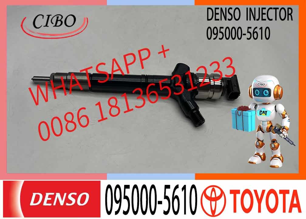 Denso Common Rail 095000-5610 Diesel Injector For Denso 23670-0R160 23670-0R010 Toyota Avensis Corolla 2.2 D 2AD-FTV