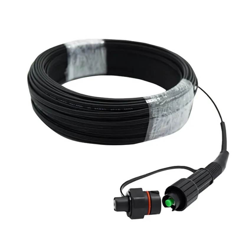 FTTH SC APC to SC UPC Waterproof Connector Cable Patch Cord Fiber Count Simplex -40-85C
