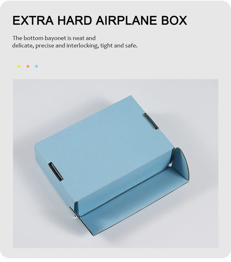 Customizable Logo Handle Eco Friendly Material Airplane Box With Retractable Buckle