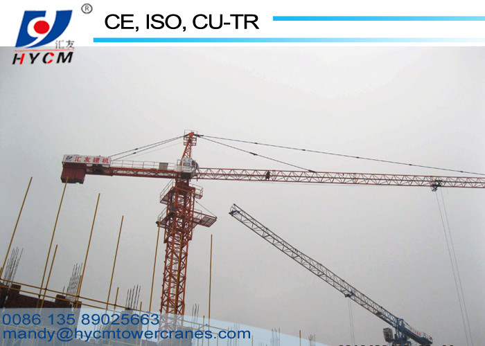 USA and Mexico Hot Sale 6ton QTZ5015 Topkit Tower Crane with Class H Motor Protection