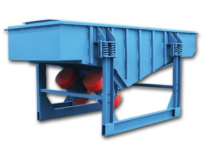 Stainless Steel Wire Horizontal Vibrating Screen Durable With Dust Cover