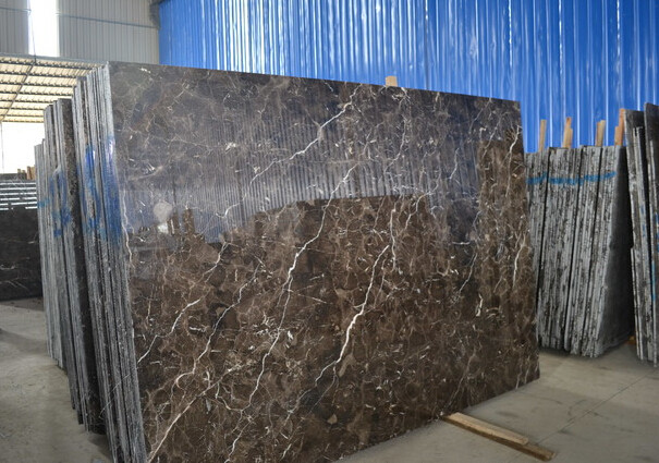 Dark Emperador Marble Mosaic Polished Cut to Size Marble Tiles for Wall Tile