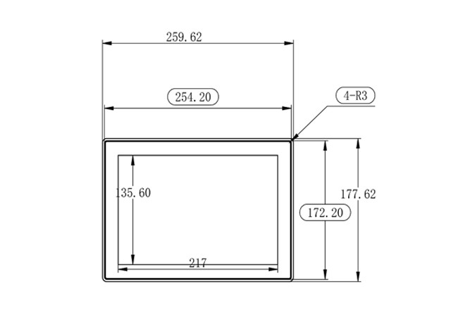 10.1-Inch Windows Touch Embedded Screen for Kiosks, Medical Systems, Industrial Automation, and Smart Payment Terminals