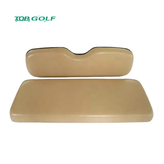 Leather Golf Cart Rear Seat Covers Universal Rear Replacement Cushions