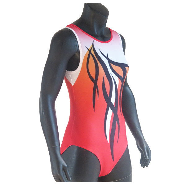 2020 Design Sleeveless Gymnastics Leotards , Sublimation Gymnastics Competition Leotards