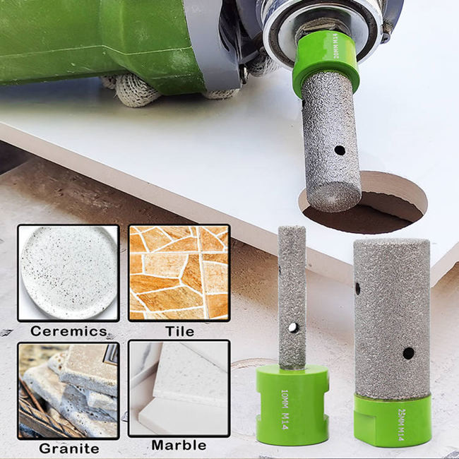 Tile Stone Countertop 20mm Granite Diamond Finger Milling Bit M14 5/8-11