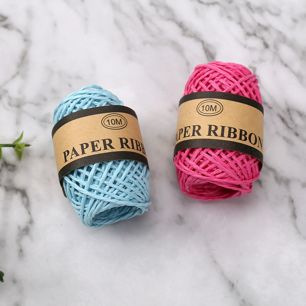 Colored 2mm Paper Rope 10m Eco Friendly DIY Craft Paper Rope