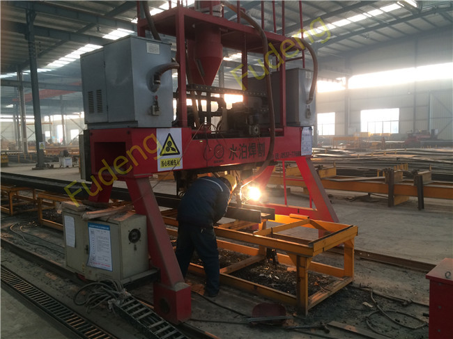 80 Tons Low Bed Semi Trailer With Mechanical Ladder BPW / FUWA Axle