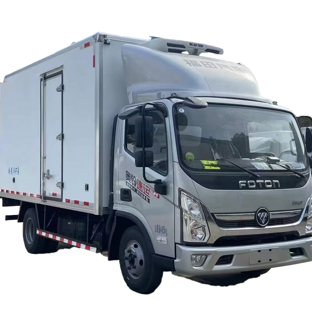 Foton Refrigerated Truck For Fresh Live Fish And Frozen Products Custom's Requirement