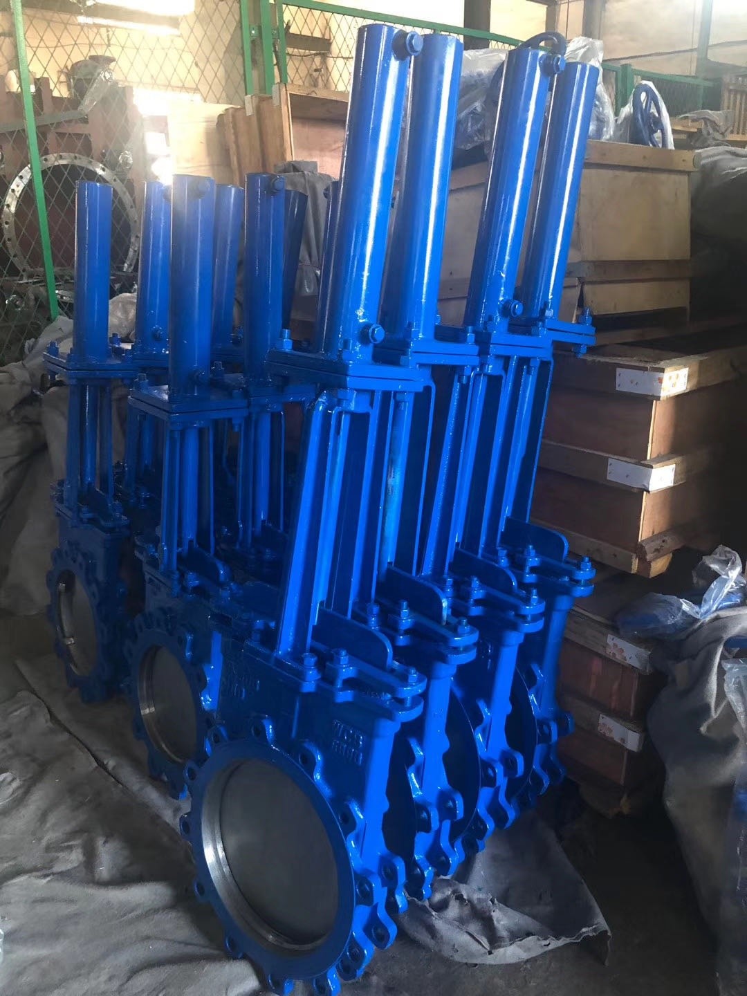 Pneumatic air control 304 Stainless Steel Ansi 150# A216 Cast Steel Wcb 4inch Knife Gate Valve DN800