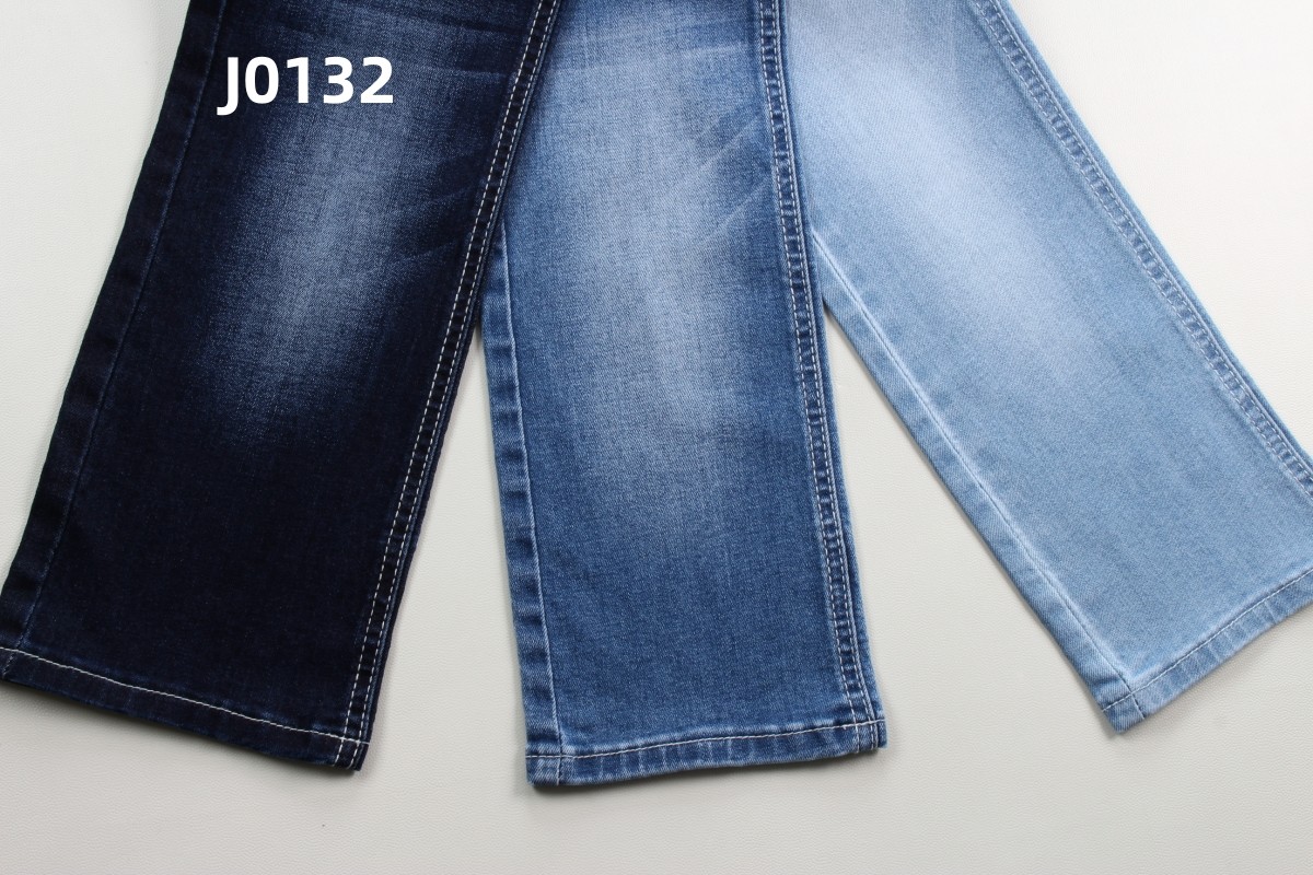 Wholesale 8.5 Oz Warp Slub High Stretch Woven Denim Fabric For Jeans