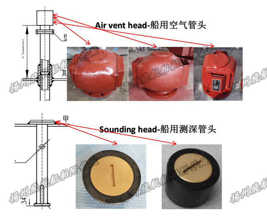Sounding self closing valve, self closing measuring head, DN40, CB/T3778-1999