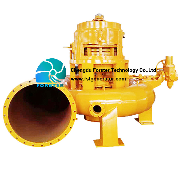 Tubular Type Low Head Water Turbine , Low Head Hydro Turbine Generator
