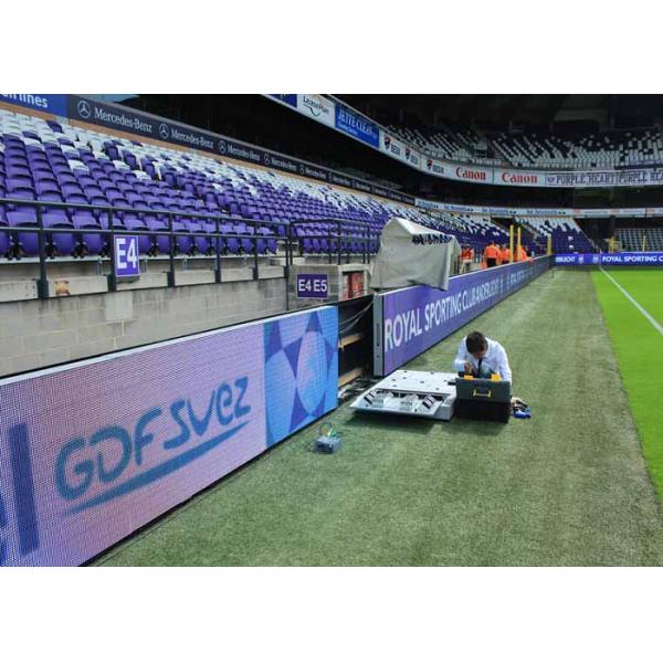 P10 Sports Perimeter LED Display Screen Video Wall For Advertising Video Banner