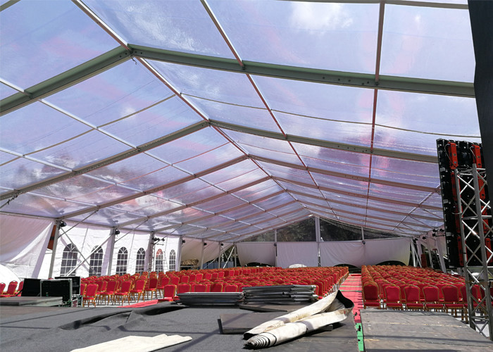 UV Proof Promotion 15x20m Clear Outdoor Tent With Side Flaps