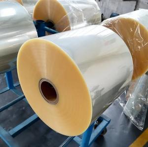 Buy cheap 0.01 - 0.15mm PVC Shrink Film Roll Wrap Tube Packaging Film Shrink Sleeve product