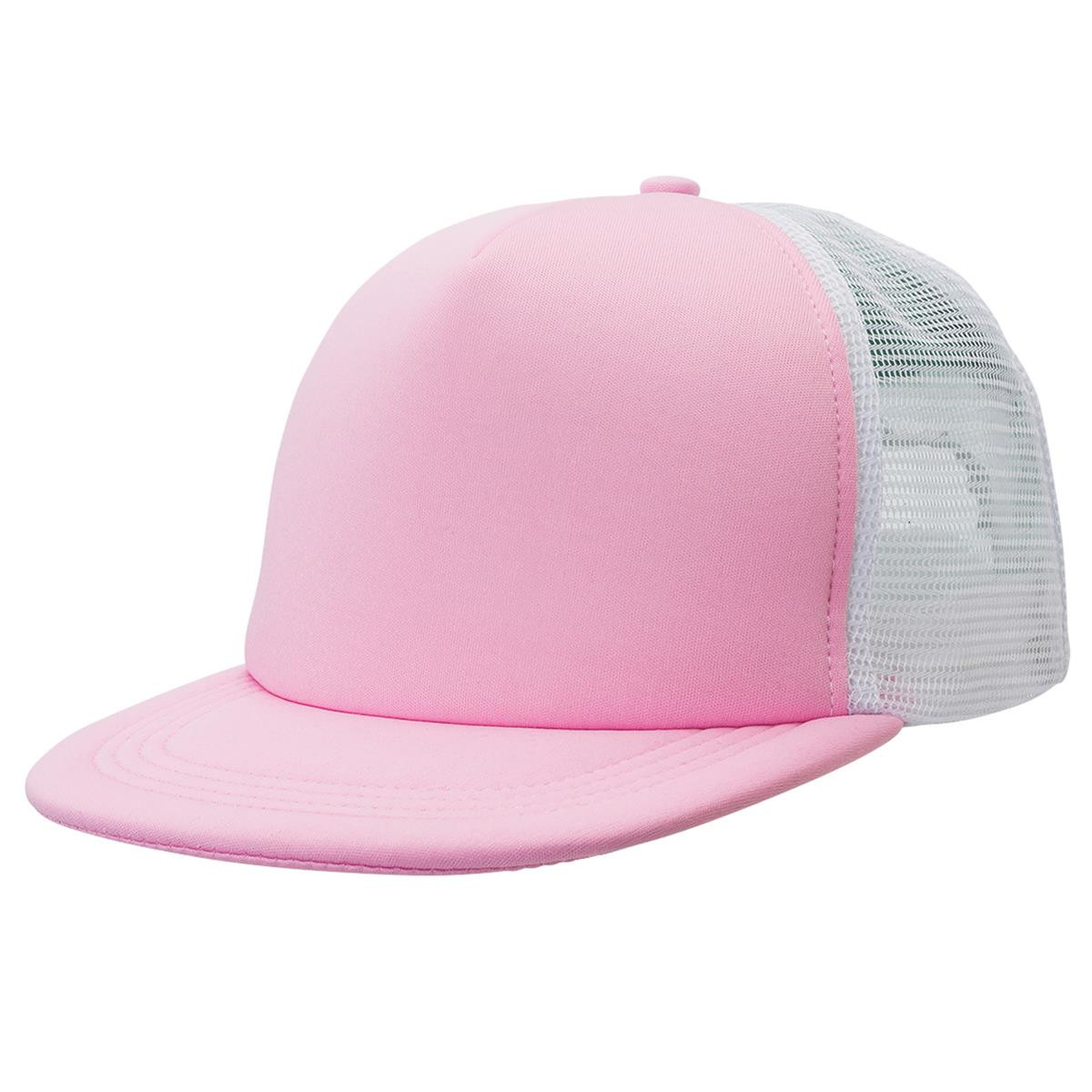 5 Panel Unisex Flat Brim Snapback Hats With Plastic Buckle Back Closure