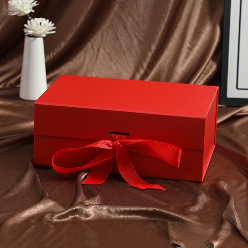 Custom Cardboard Book-Shaped Printing Paper Folding Packaging Gift Box with Magnetic Closure
