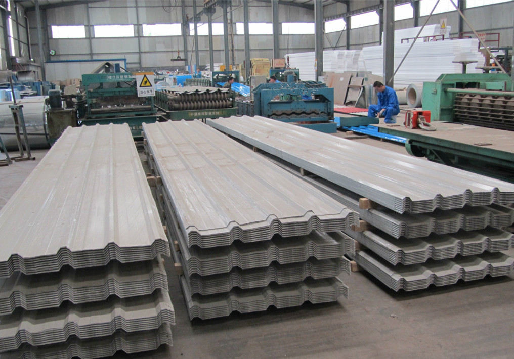 Customized PPGI Corrugated Roofing Sheet Z30 - Z40 PPGI Colour Coated Sheet