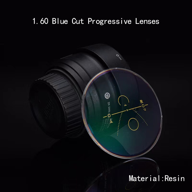Quality Lenses 1.60 Blue Cut Progressive Lenses Block Blue Ray Glasses Progressive Lens