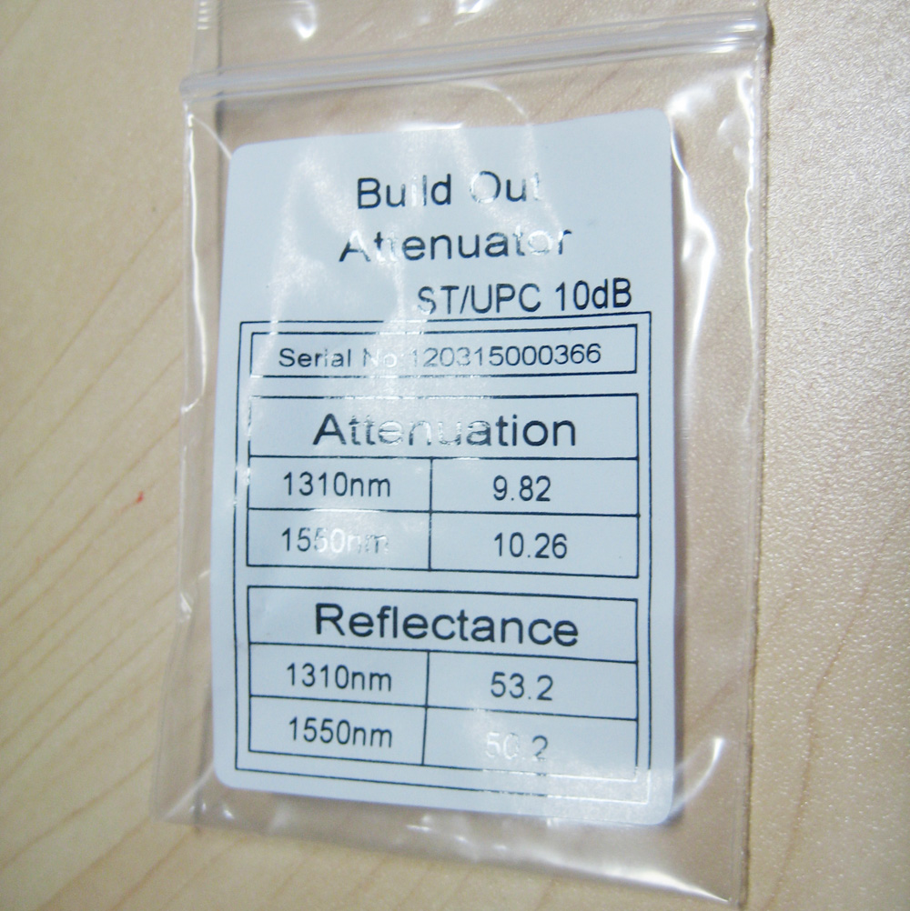 SM 5db ST UPC Fixed Fiber Optical Attenuator for ATM Ethernet